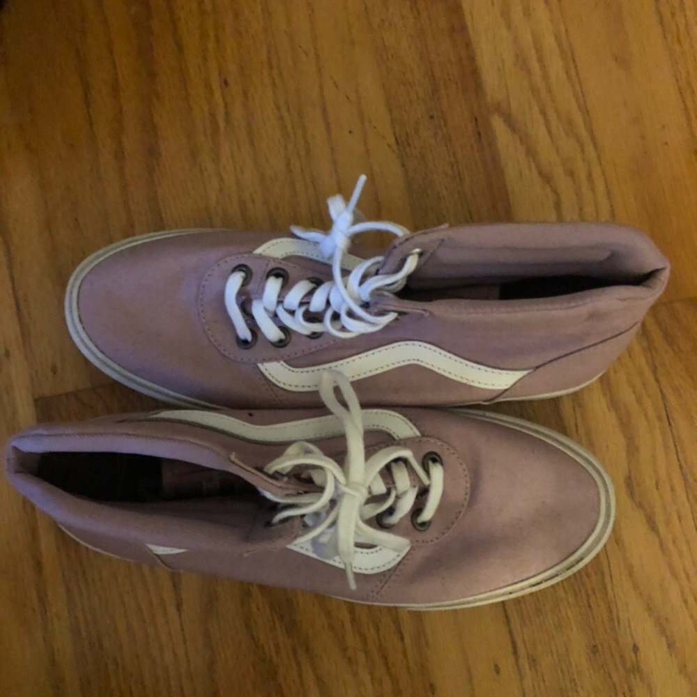 Pink high top vans
